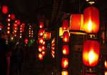 除夕夜的红灯笼