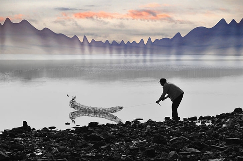 梦见我和爸爸抓鱼