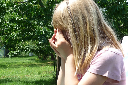 梦见被爸爸气哭